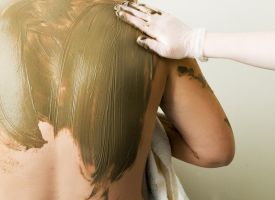 Algae heating body wrap