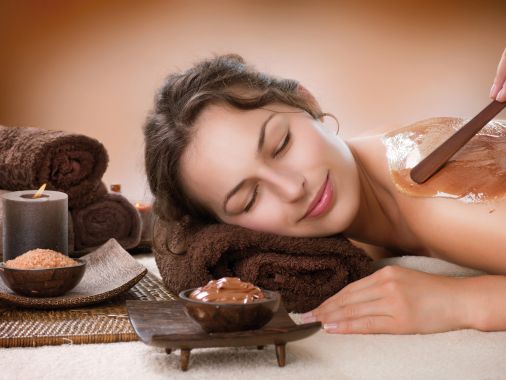 Chocolate body wrap