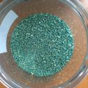 Blue and gold foaming bath salts