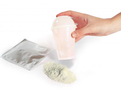 Powder hair shaker mask