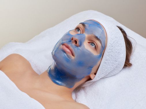 Icy blue mask - powder