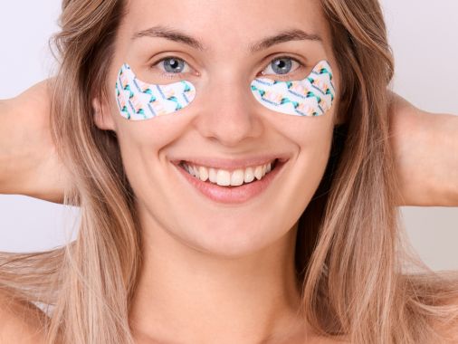 PATCHS YEUX DÉFATIGANTS HYDROGEL TISSU PERSONNALISABLE