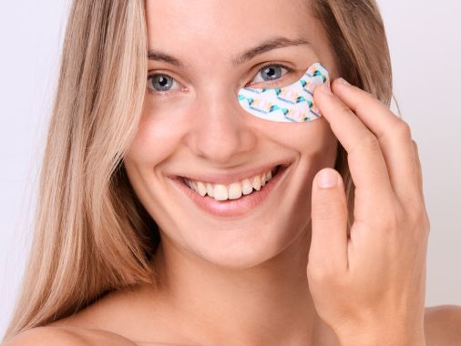 PATCHS YEUX DÉFATIGANTS HYDROGEL TISSU PERSONNALISABLE